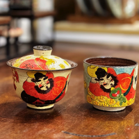 Zhong Kui Guardian Five-Color Gaiwan Set