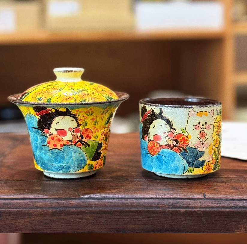 Blushing Maiden Gaiwan Tea Bowl