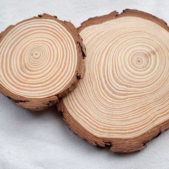 Pine Wood Candle Coaster