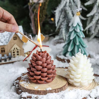 3D Pinecone Scented Candle