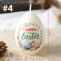 Easter Egg Scented Candle with Animal Print