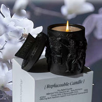 Embossed Resin Cup Scented Candle