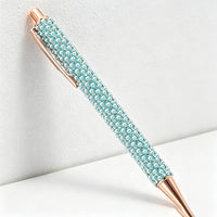Bling Rhinestone Ballpoint Pen – Retractable Metal Gift Pen for Office, School & Wedding