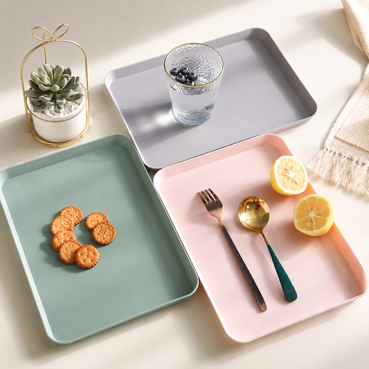 Minimalist Serving Tray – Rectangular Fruit & Dessert Tray