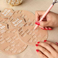 Kraft Paper Wedding Game Cards Rustic Party Activity Cards