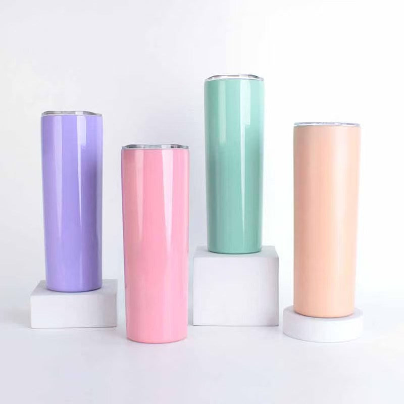 20oz Stainless Steel Straight Body Tumbler