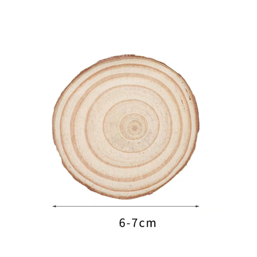 Pine Wood Candle Coaster
