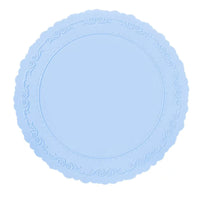 Retro Embossed Silicone Placemat Non Slip Heat Resistant Table Mat Vintage Style Dining Table Protector
