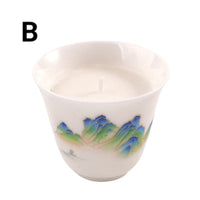 White Ceramic Scented Candle