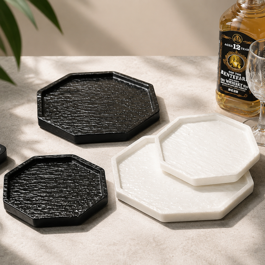 Rock Texture Ceramic Plate – Japanese Style Steak & Sushi Serving Plate