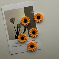 Sunflower Fridge Magnet Decorative Memo Holder