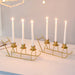Three Head Sleigh Candleholder Base, Iron Craft Decor