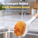 Wooden Handle Dish Scrub Brush Kitchen Pot Cleaning Brush