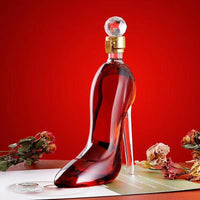 High Heel Glass Decanter – Hand-Blown Decorative Liquor Bottle