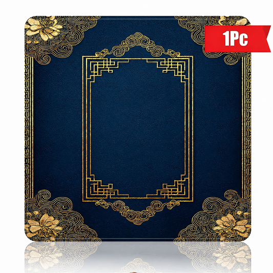 Art Deco Diatom Mud Desk Mat – Elegant Waterproof Decorative Mouse Pad, Vintage Luxury Style Table Mat