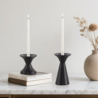 Twisted Thread Candleholder Birthday Party Decor, Heavy Duty Exquisite Iron Ornament