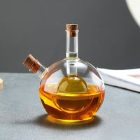 Borosilicate Glass Oil & Vinegar Dispenser – Fine Spout Seasoning Bottle