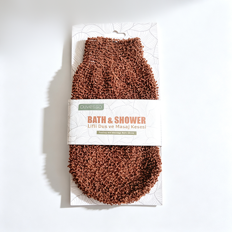 Textured Bath Mitt – Exfoliating Shower Glove for Daily Body Cleansing