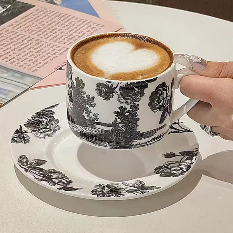 Vintage American Style Tea Cup and Saucer Set