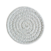 Nordic Cotton Rope Coasters, Thick Heat-Resistant Insulated Drink Mats