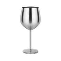 500ml Stainless Steel Wine Glass with Stem