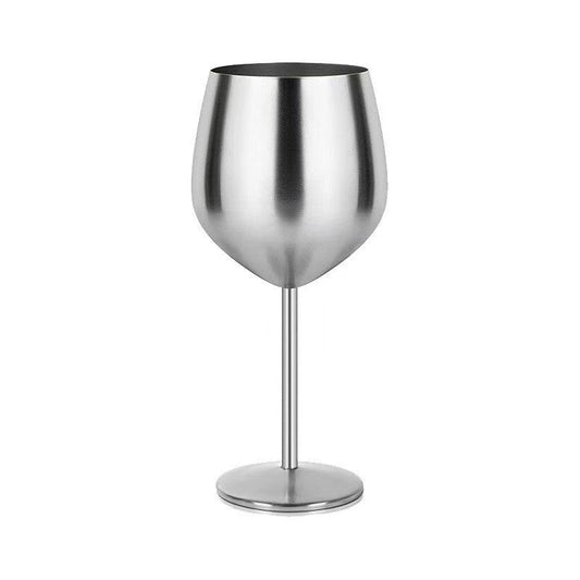 500ml Stainless Steel Wine Glass with Stem