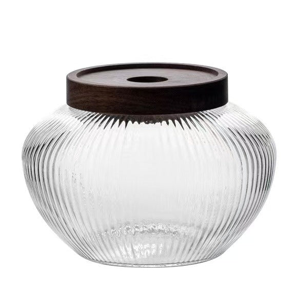 Large Glass Airtight Storage Jar for Food and Infusion