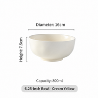 Handcrafted Texture Ceramic Dinnerware Set – Underglaze Bowls & Plates