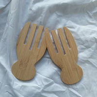 Bamboo Salad Server Stirring Spoon Kitchen Tool