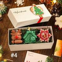 Christmas Creative Shaped Candle Gift Set
