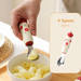 Cute Cartoon Handle Kitchen Utensils Spoon Potato Masher and Strainer