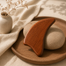 Grade-A Golden Silk Sandalwood Gua Sha Massage Scraping Tool – Facial & Body Muscle Relief
