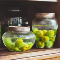 Large Glass Airtight Storage Jar for Food and Infusion