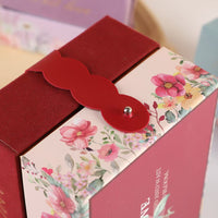 Velvet Gift Box Wedding Favor Candy Box with Handle