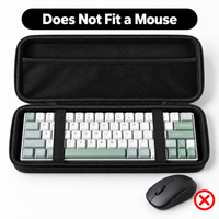 Portable Hard Shell Keyboard Carrying Case – 68/87-Key Mechanical Keyboard Storage Bag