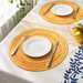 Nordic Cotton Gauze Placemat, Heat Resistant Dining Table Mat