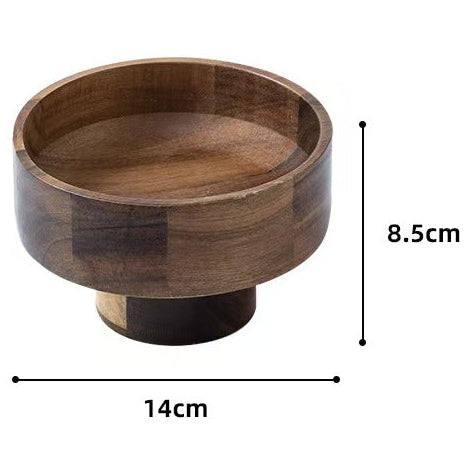 Acacia Wood Bowl Natural Wooden Fruit Bowl