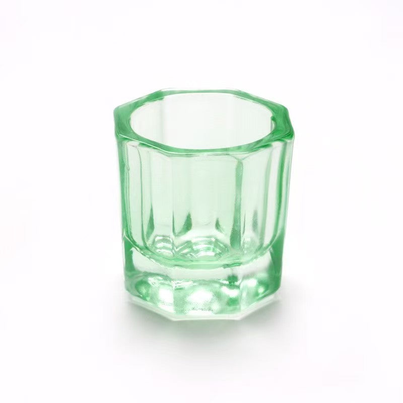 Mini Octagonal Glass Rinse Cup