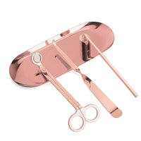 3 Piece Candle Care Set Wick Trimmer Snuffer and Lighter