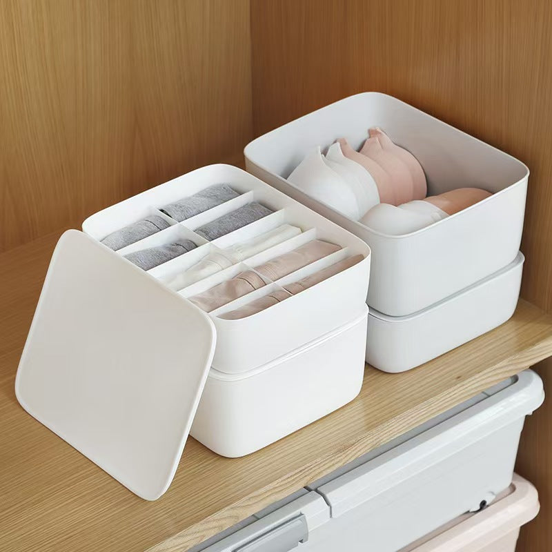 Plastic Underwear Storage Box Drawer Organizer