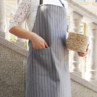 Geometric Kitchen Apron, Nordic Gray Protective Cooking Apron