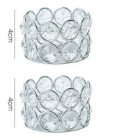 Crystal Candleholder Creative Iron Candle Cup Decor