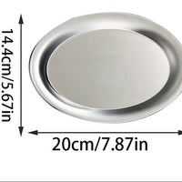 Stainless Steel Oval Serving Tray