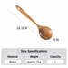 Natural Wooden Pasta Spoon Long Handle Spaghetti Server Slotted Cooking Utensil Kitchen Serving Spoon
