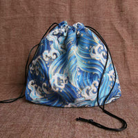 Cotton Linen Lunch Bag Storage Tote