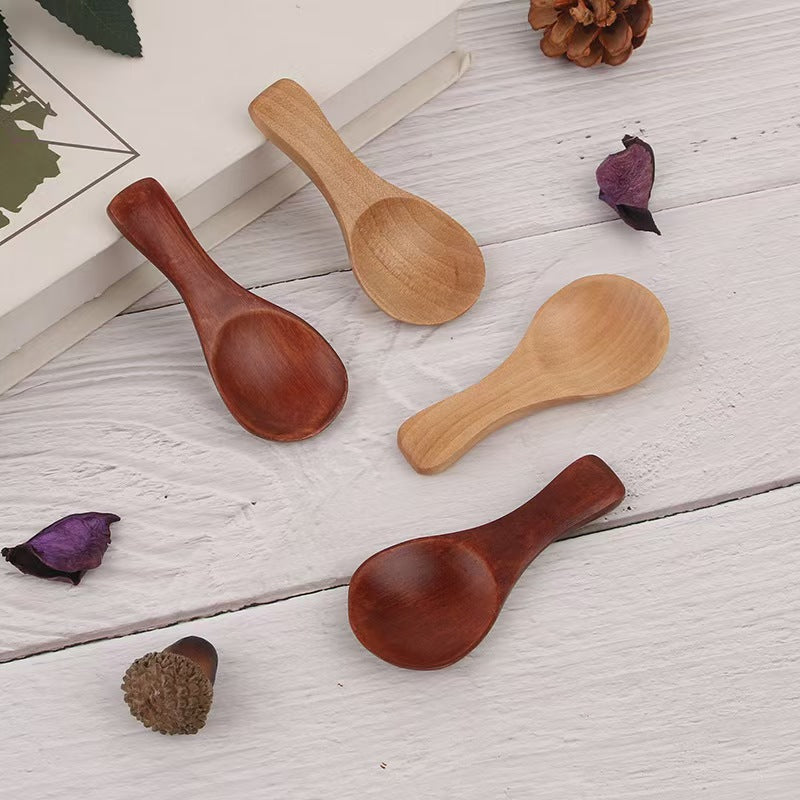 Mini Wooden Tea Scoop Small Serving Spoon