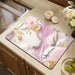 Kitchen Drying Mat Heat Resistant Dish Drain Pad