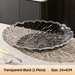 Transparent PET Flower Shape Fruit Plate Decorative Petal Snack Serving Bowl