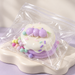 Pastel Cake Squishy Fidget Toy with Colorful Sprinkle Details