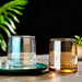 Minimalist Clear Glass Cup – Crystal Style Tumbler for Hotel, Home & Bathroom Use